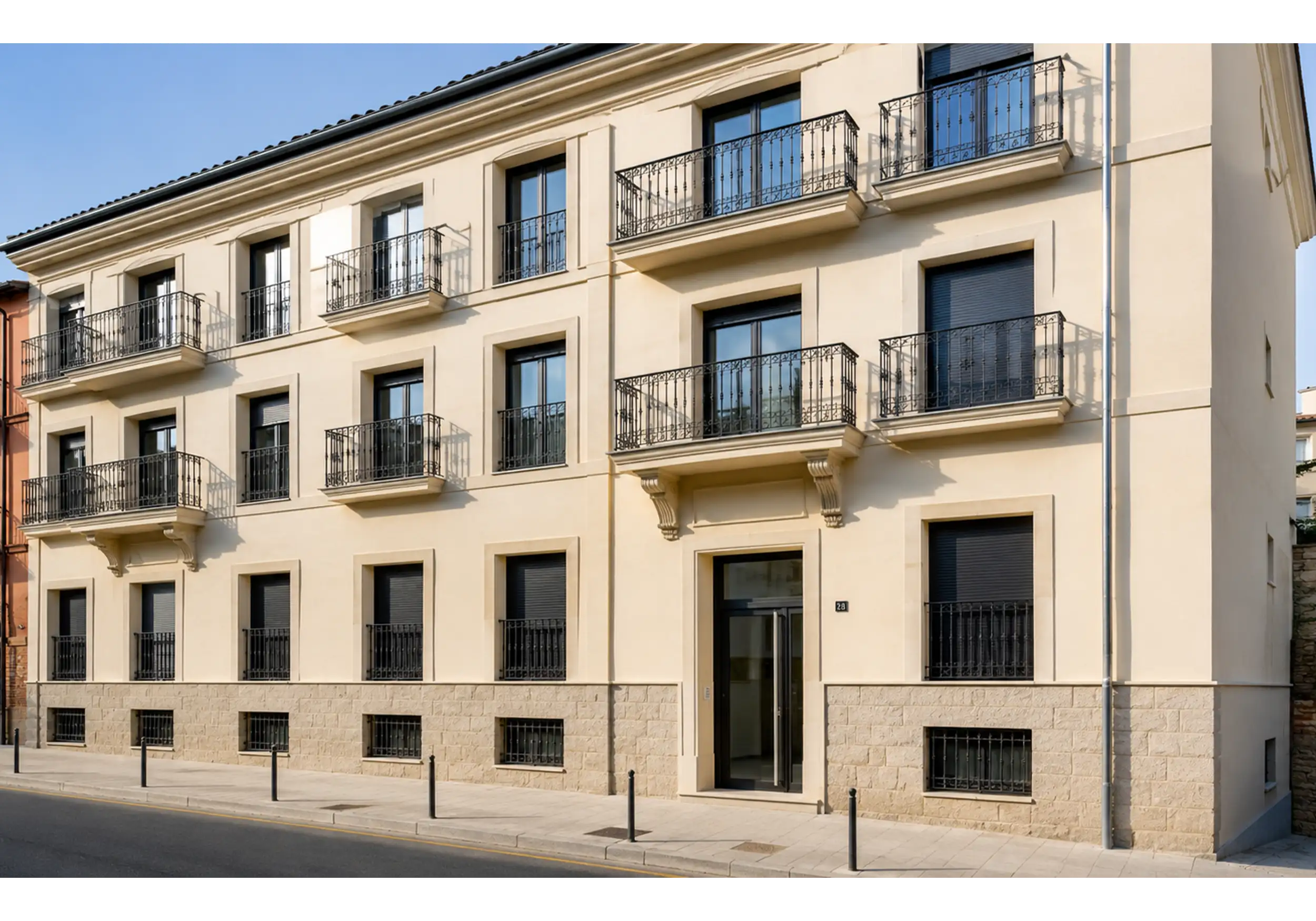 Ejemplo de rehabilitación de fachada